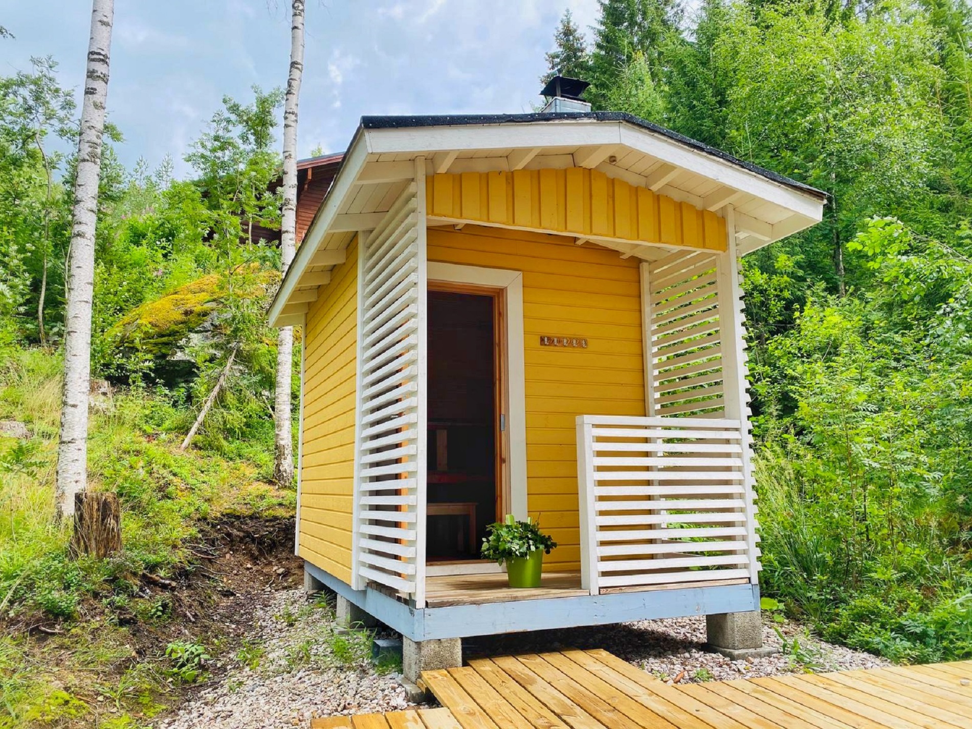 Hochwertiges Blockhaus Hugo in Rautjärvi, Finnland