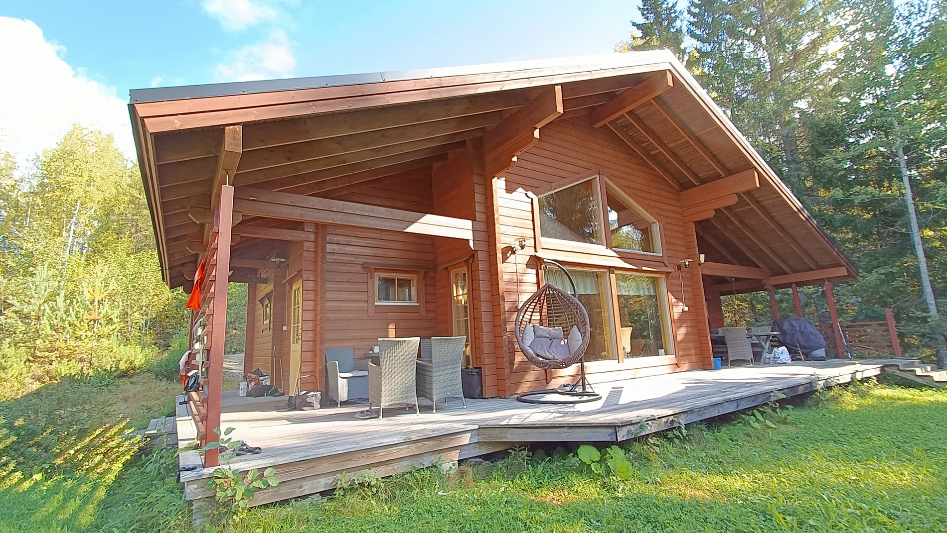 Hochwertiges Blockhaus Hugo in Rautjärvi, Finnland